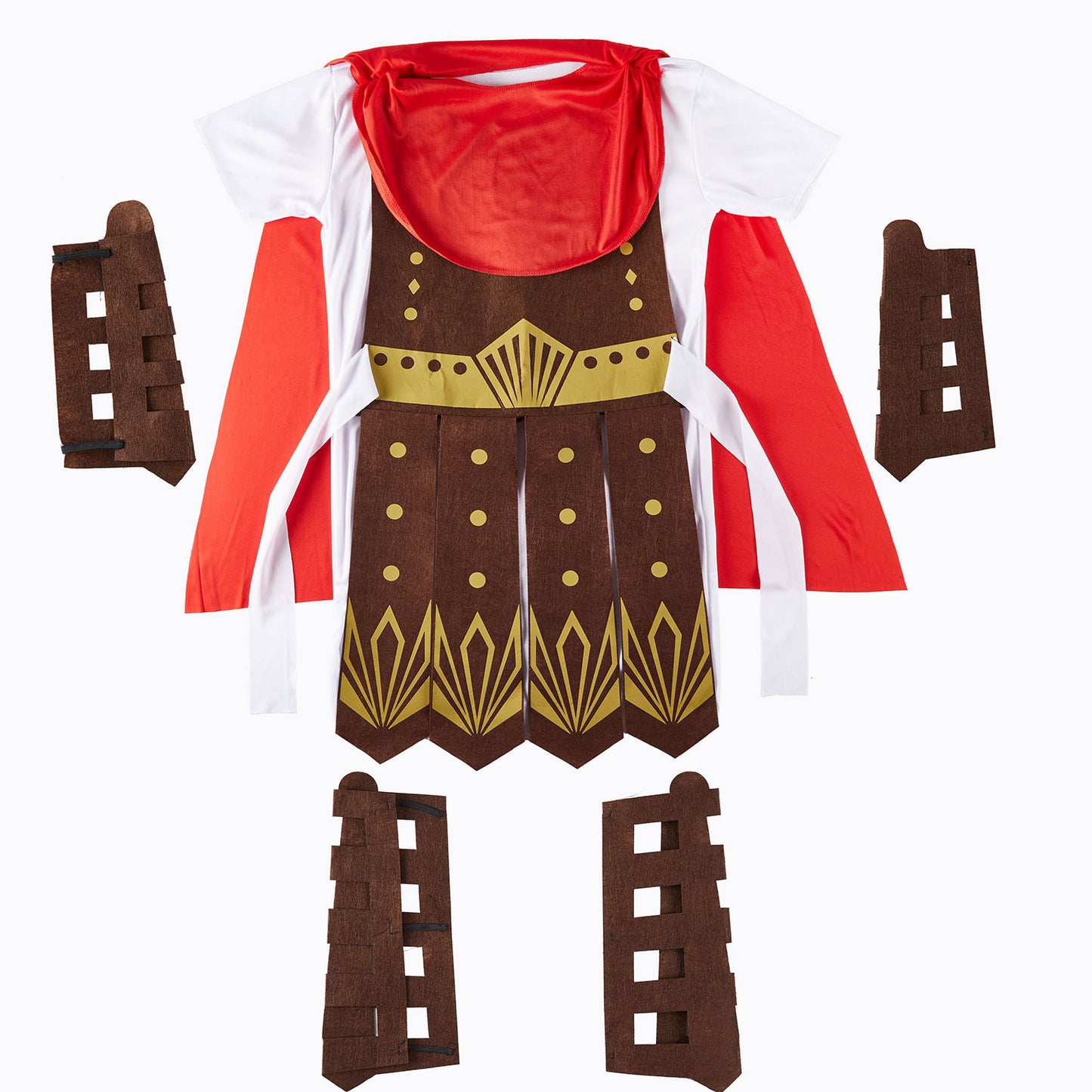 Fantasia infantil do guerreiro grego romano gladiador Caru Store