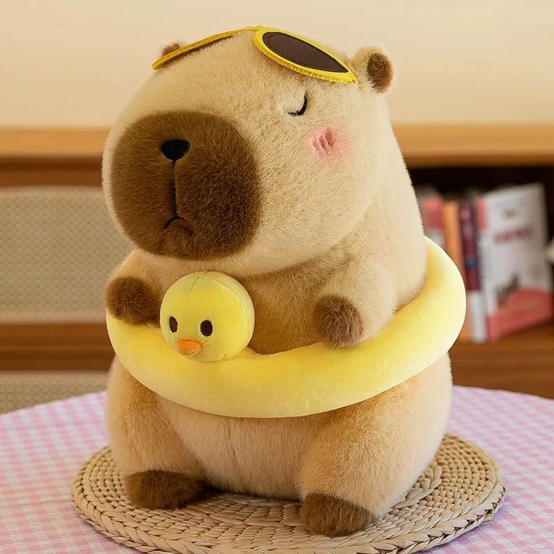 23cm capivara simulação de pelúcia capibara anime brinquedo fofo boneca bonito animais de pelúcia boneca macia presente de ação de graças de natal CaruStore