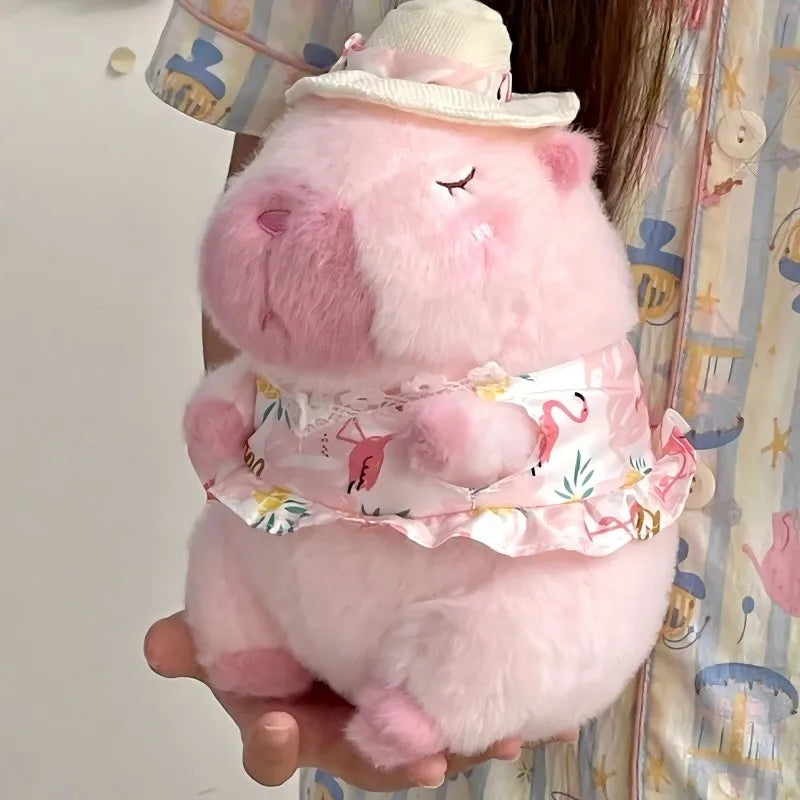 23cm capivara simulação de pelúcia capibara anime brinquedo fofo boneca bonito animais de pelúcia boneca macia presente de ação de graças de natal CaruStore