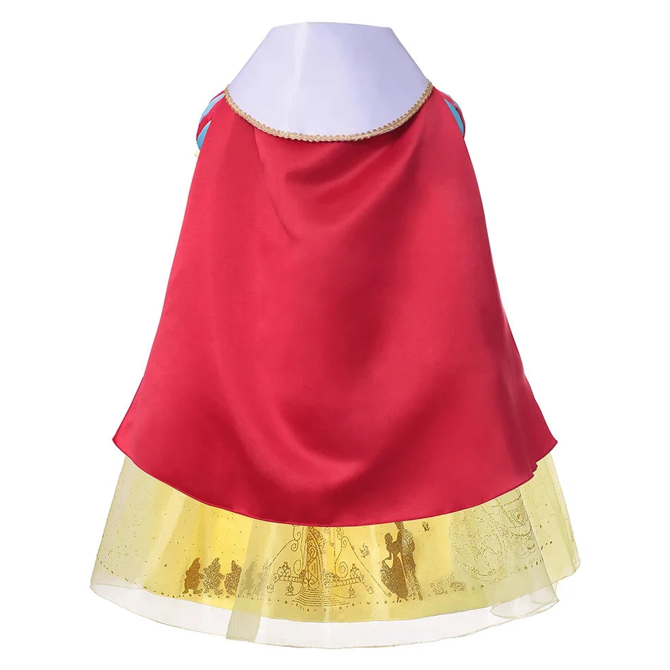Snow White Princess Dress Girls Party Dresses Kids Dress up Children Girls Birthday Cosplay Costume Kids Prom Party Gown CaruStore