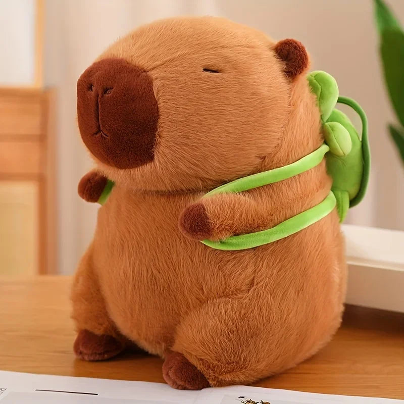 23cm capivara simulação de pelúcia capibara anime brinquedo fofo boneca bonito animais de pelúcia boneca macia presente de ação de graças de natal CaruStore