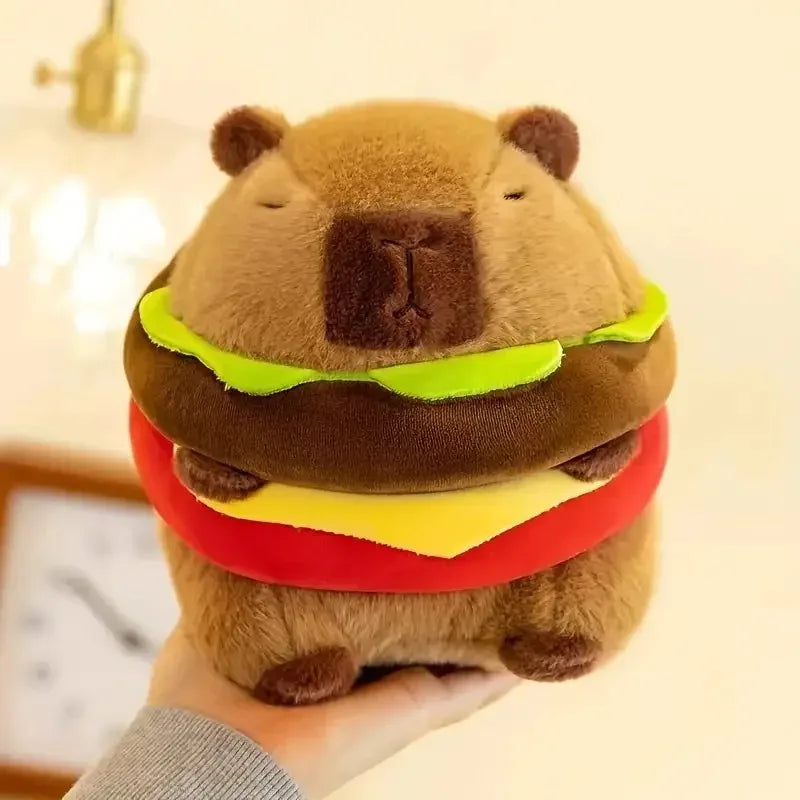 23cm capivara simulação de pelúcia capibara anime brinquedo fofo boneca bonito animais de pelúcia boneca macia presente de ação de graças de natal CaruStore