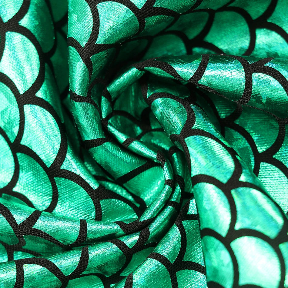 Disney Fancy Princess Dress Ariel Little Mermaid Clothing Girls Party Vestidos Carnival Children Cosplay Costume CaruStore