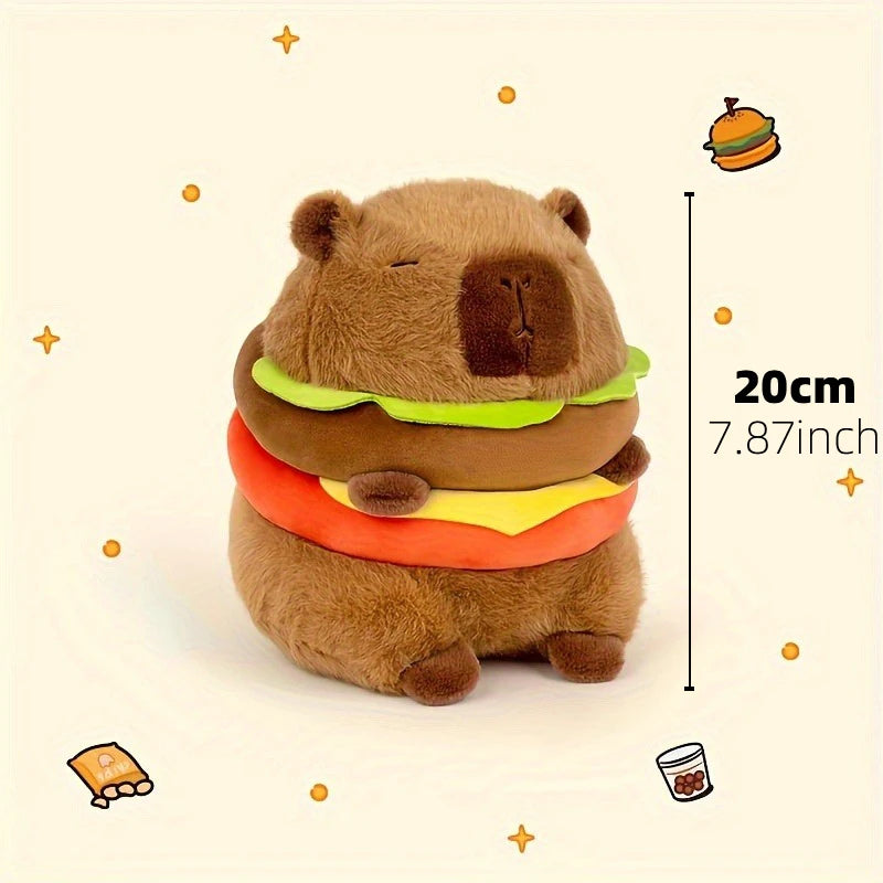 23cm capivara simulação de pelúcia capibara anime brinquedo fofo boneca bonito animais de pelúcia boneca macia presente de ação de graças de natal CaruStore