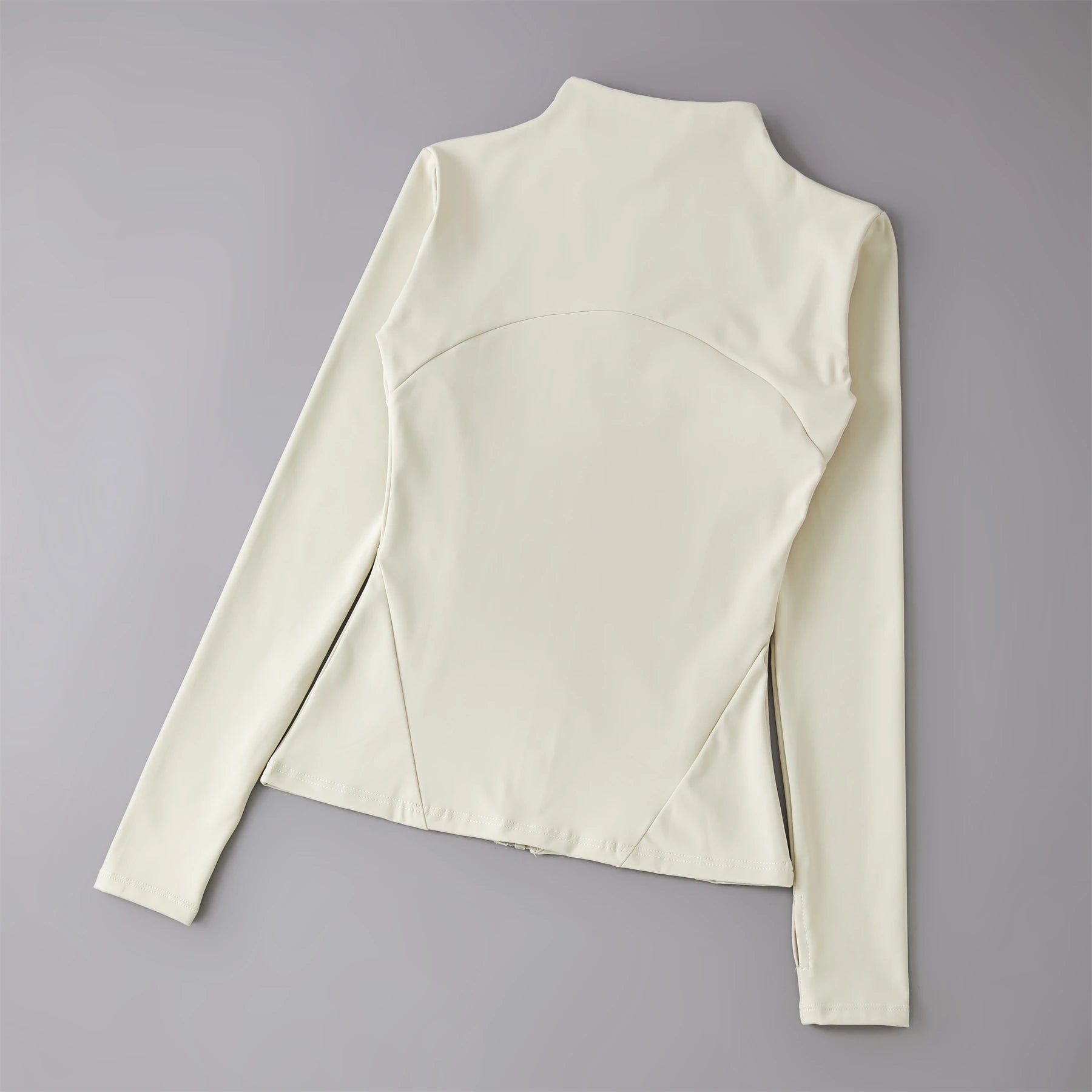 Roupas de yoga blusão roupas esportivas mulher correndo manga longa moletom jaquetas esportivas topo feminino treino topos activewear CaruStore