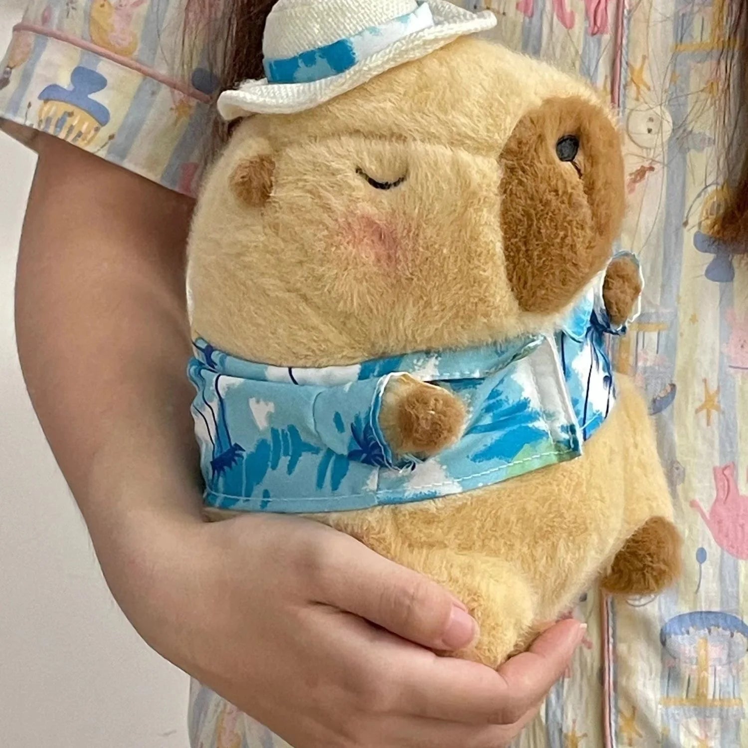23cm capivara simulação de pelúcia capibara anime brinquedo fofo boneca bonito animais de pelúcia boneca macia presente de ação de graças de natal CaruStore