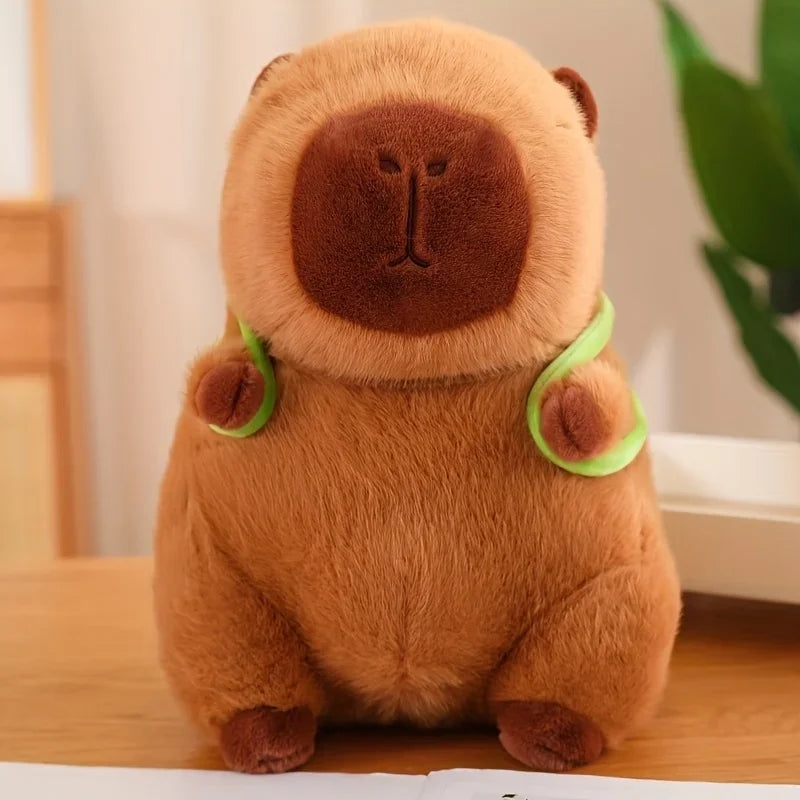 23cm capivara simulação de pelúcia capibara anime brinquedo fofo boneca bonito animais de pelúcia boneca macia presente de ação de graças de natal CaruStore