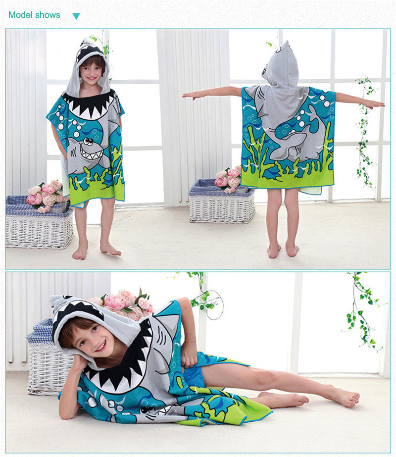 Toalha Roupão Infantil com capuz *** pronta entrega *** Caru Store