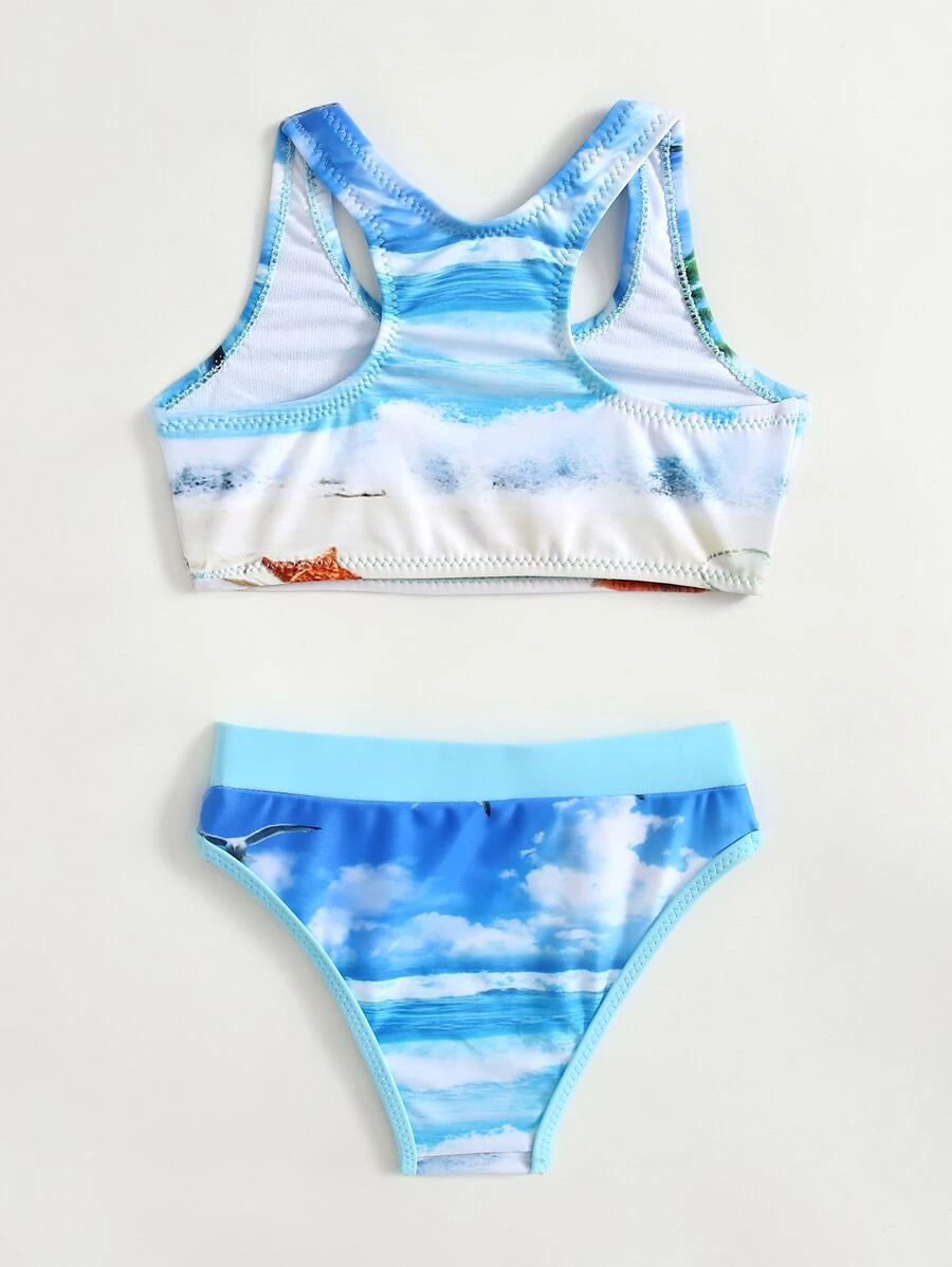 Biquini Infantil Boho - 110 (4-5 anos) *** pronta entrega *** Caru Store