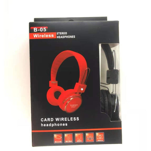 Fone Ouvido Estéreo Bluetooth Mp3 Radio Fm B-05 Preto Caru Store