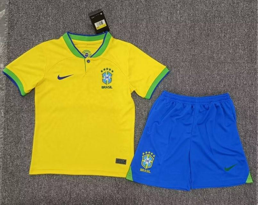 Conjunto Infantil Uniforme Brasil Caru Store