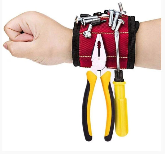 Pulseira Magnética ímã para pregos e parafusos - produto no Brasil - envio imediato Caru Store