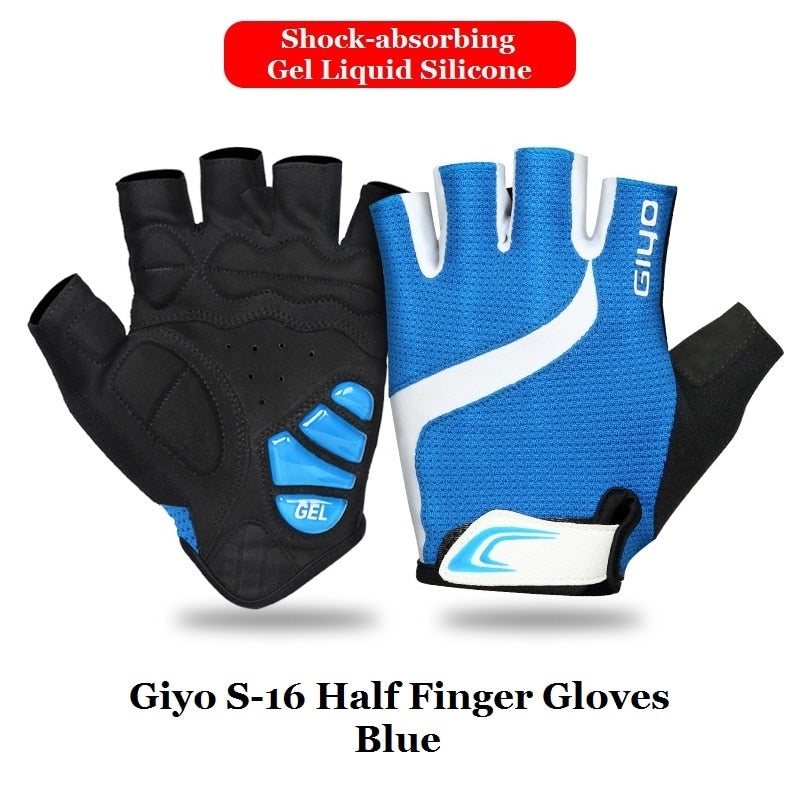 luvas anti-deslizamento ciclismo Giyo Caru Store