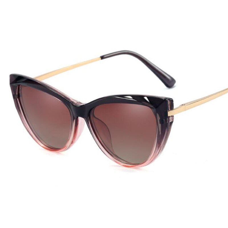 Óculos de sol polarizado magnético 2 em 1, olho de gato, armação anti azul  Clipon Caru Store