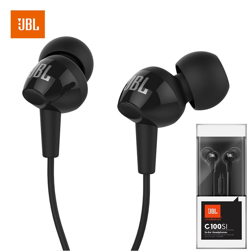 Fone de Ouvido Stereo JBL C100SI - com microfone Caru Store