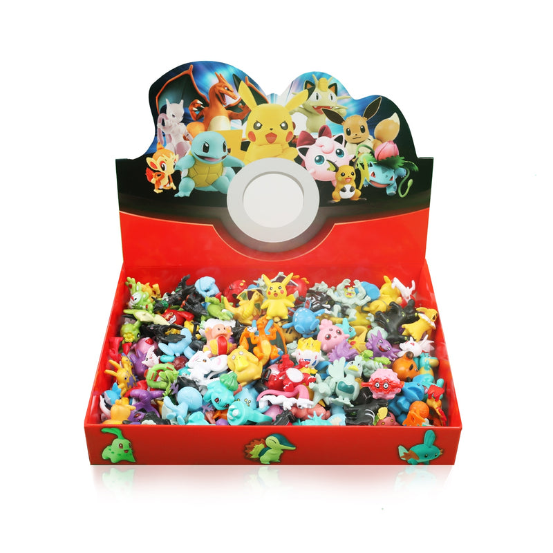 Bonecos Miniaturas Pokemon - 24-144 peças Caru Store