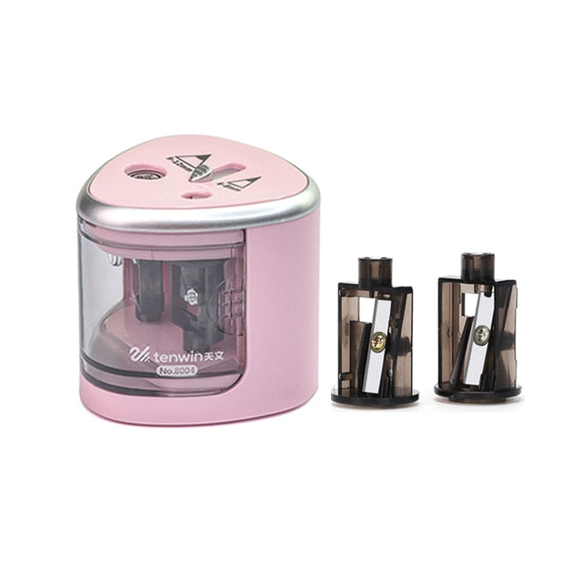 Apontador de lápis automático dois furos Caru Store