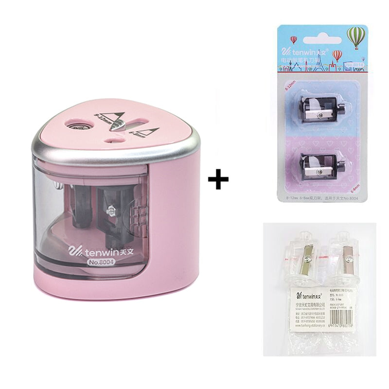 Apontador de lápis automático dois furos Caru Store