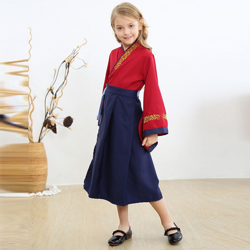 Mulan cosplay vestido para meninas Caru Store