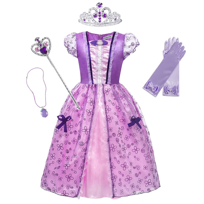 Fantasia Princesas Disney - 2 a 8 anos Caru Store