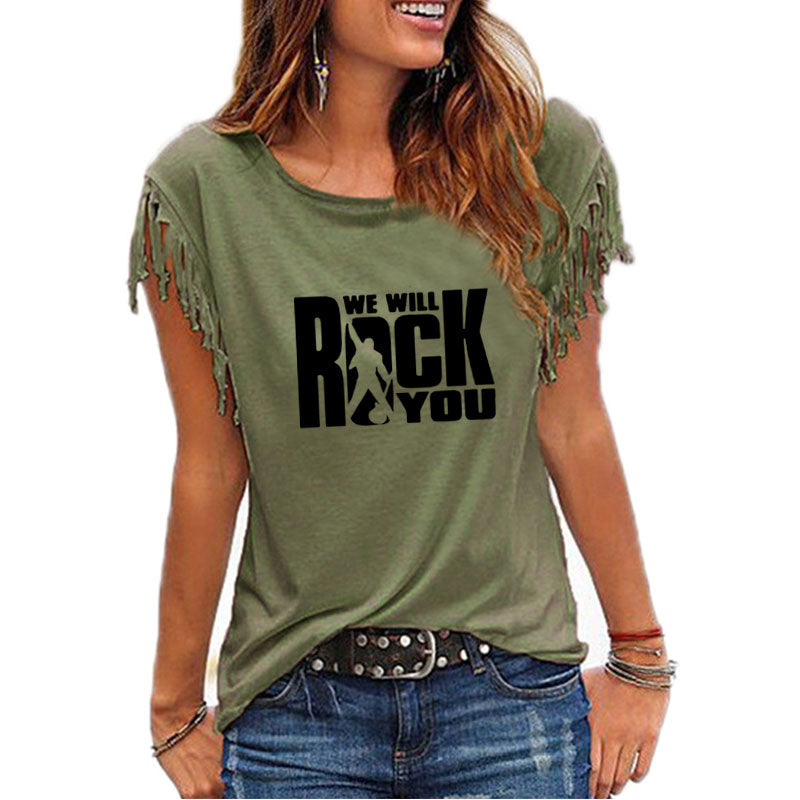 Camisa Rock feminina Caru Store