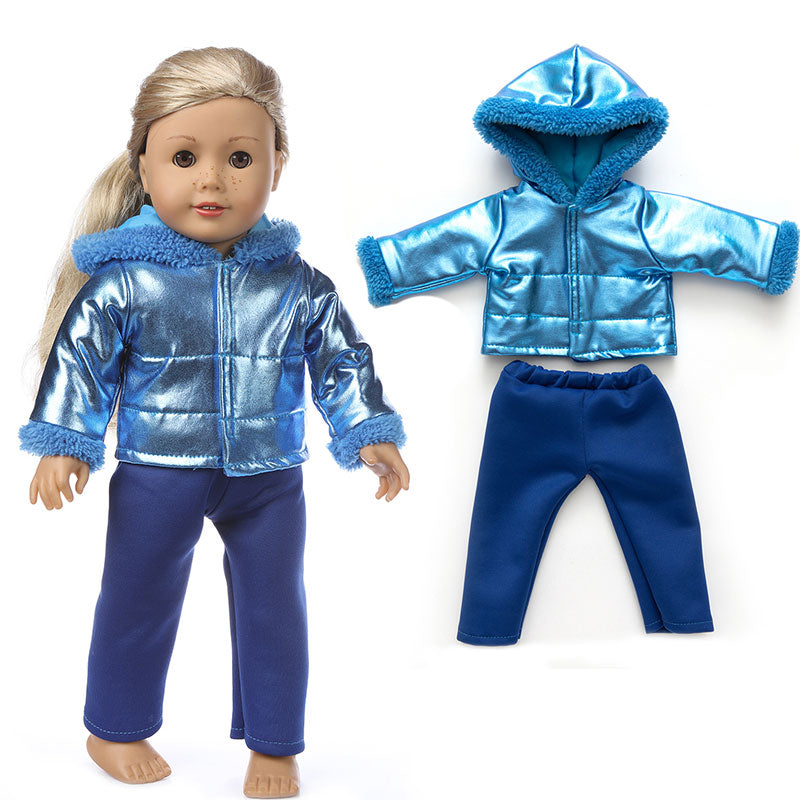 Roupas de inverno para boneca de 43cm tipo American Girl Caru Store