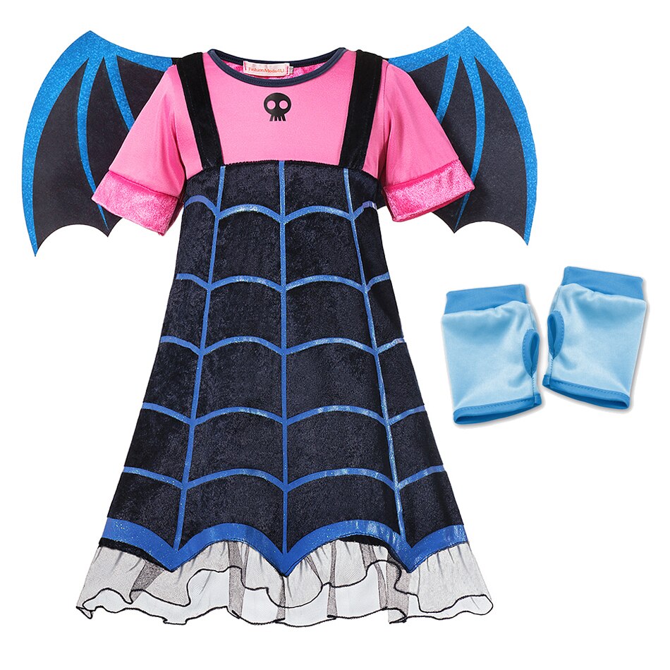 Fantasia Vampirina Disney Cosplay, Halloween, Carnaval, Aniversários Caru Store