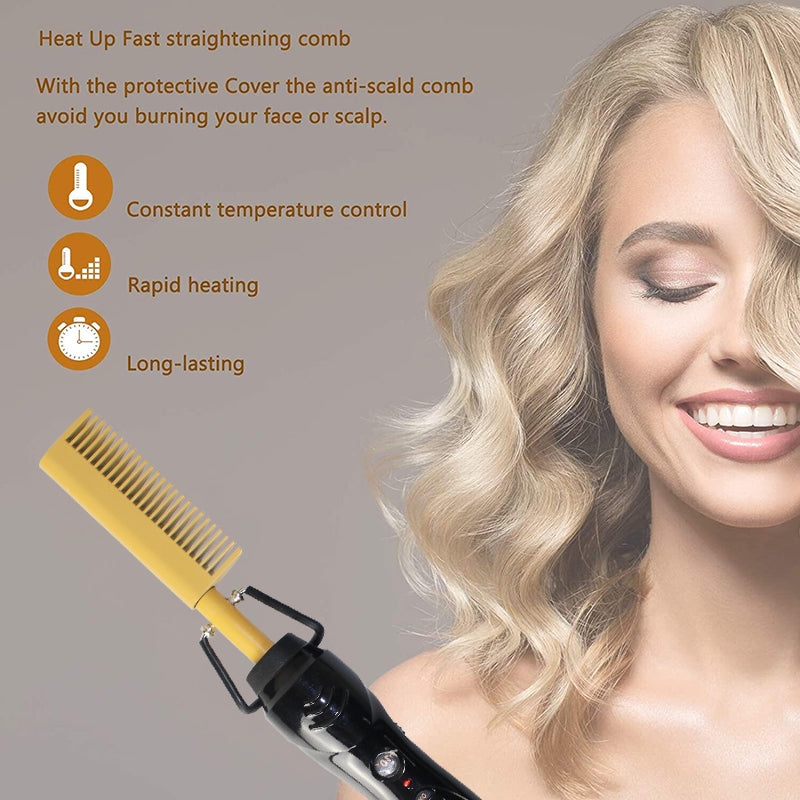 Pente Quente Elétrico Profissional - 2021 Best Selling - 450 º - cerâmica Caru Store