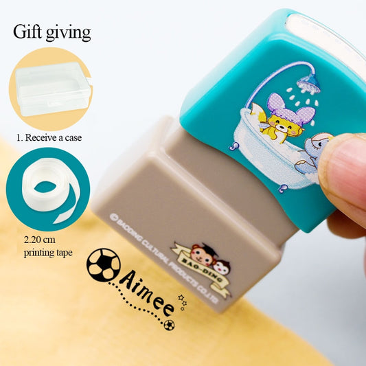 Carimbo de nome, Impermeável para roupas Caru Store