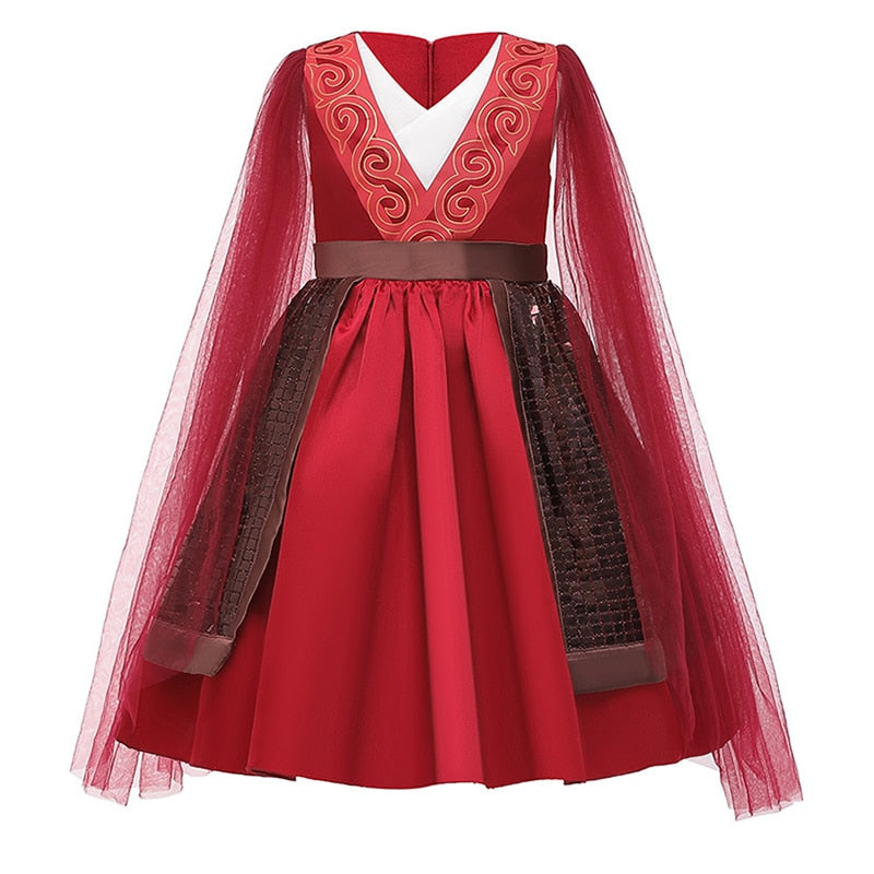 Mulan cosplay vestido para meninas Caru Store