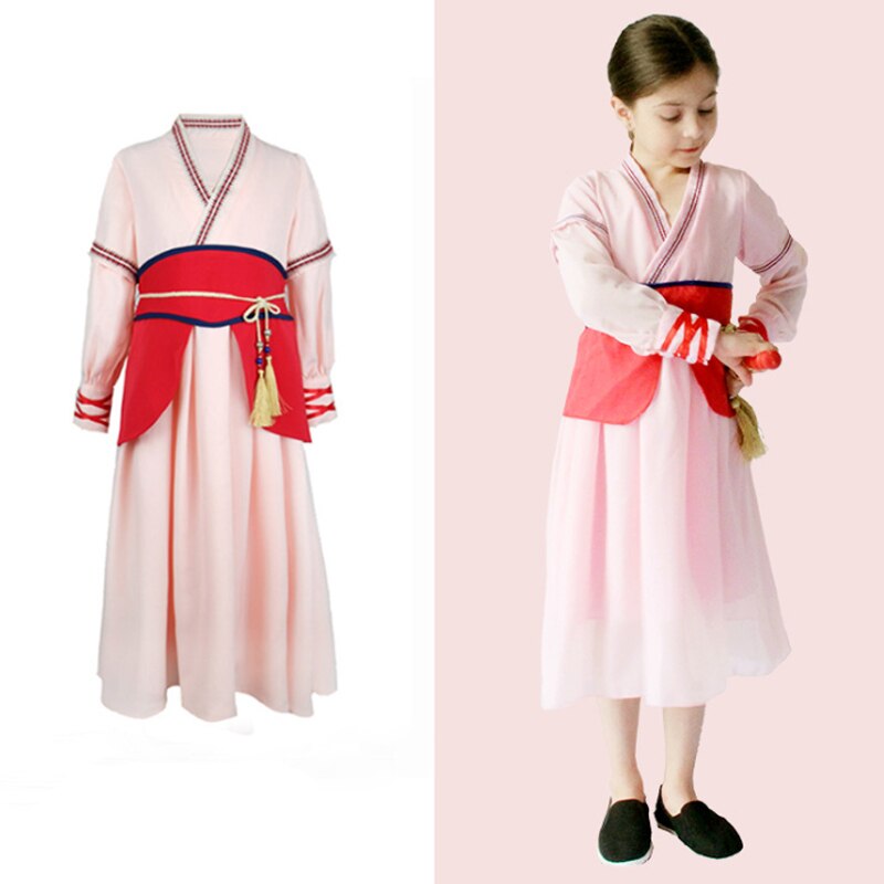 Mulan cosplay vestido para meninas Caru Store