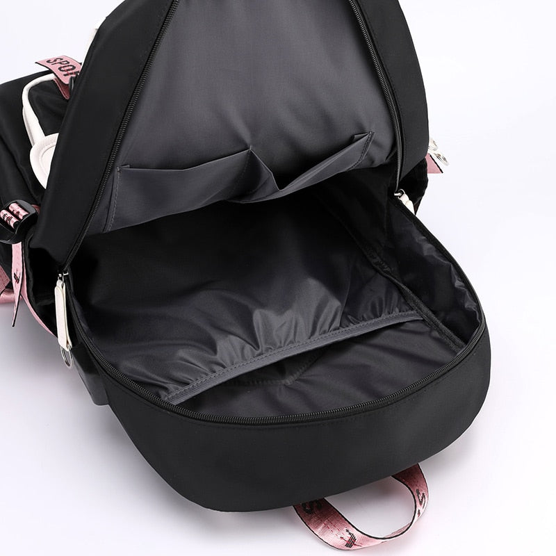 Mochila Grande com porta USB - à prova d'água Caru Store