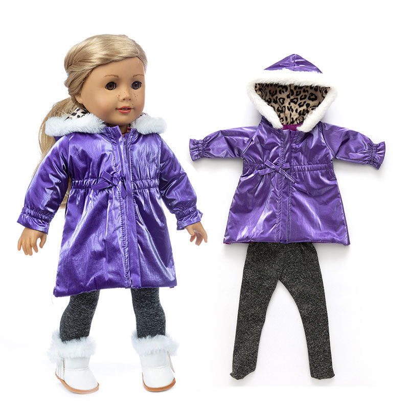 Roupas de inverno para boneca de 43cm tipo American Girl Caru Store