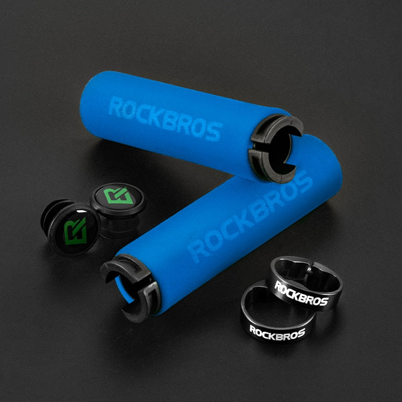 ROCKBROS-Empunhadura para guidão de bicicleta, Caru Store