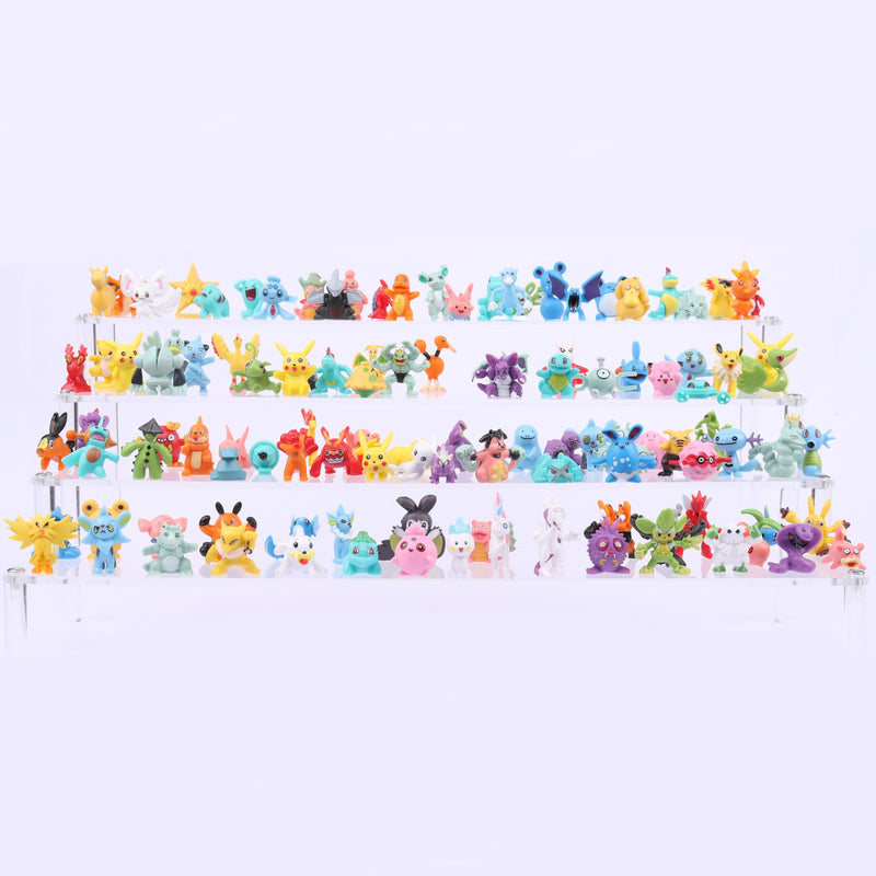 Bonecos Miniaturas Pokemon - 24-144 peças Caru Store