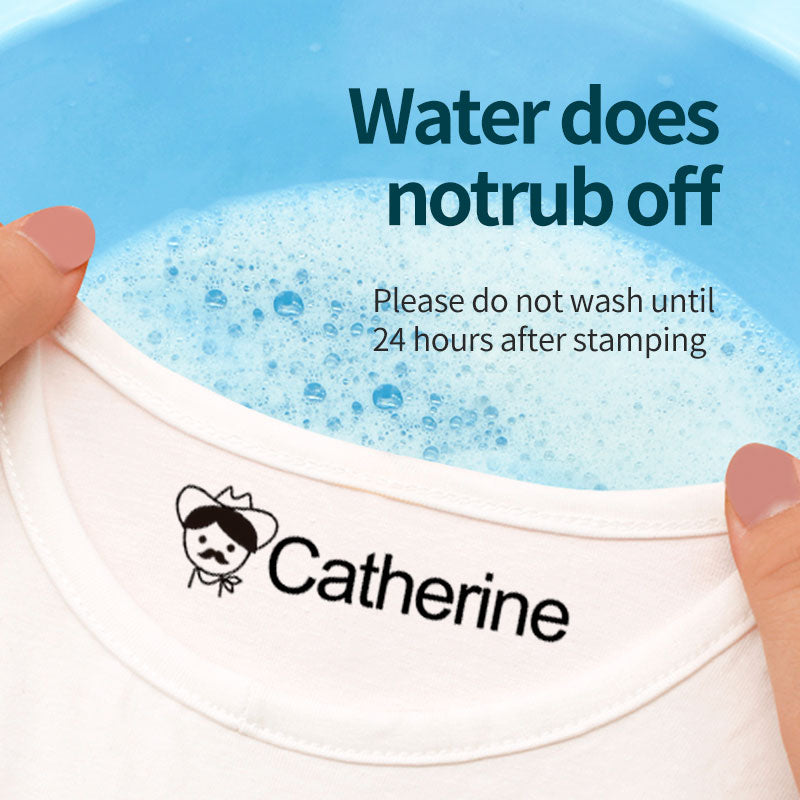 Carimbo Infantil para Tecido, à prova d'água - bichinhos Caru Store