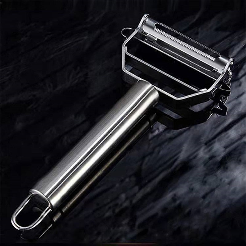 Descascador multi-função para frutas e legumes - Stainless Caru Store