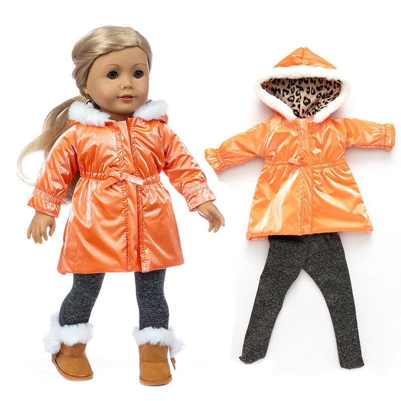 Roupas de inverno para boneca de 43cm tipo American Girl Caru Store