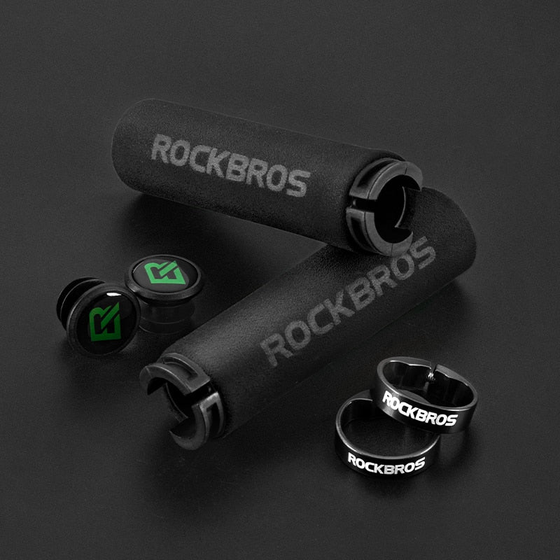 ROCKBROS-Empunhadura para guidão de bicicleta, Caru Store
