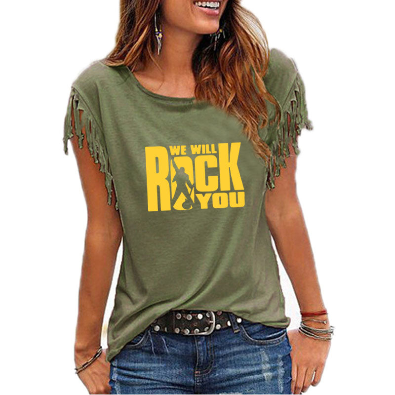 Camisa Rock feminina Caru Store