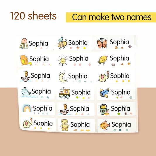 Adesivos Etiquetas à prova d'água para personalizar Caru Store