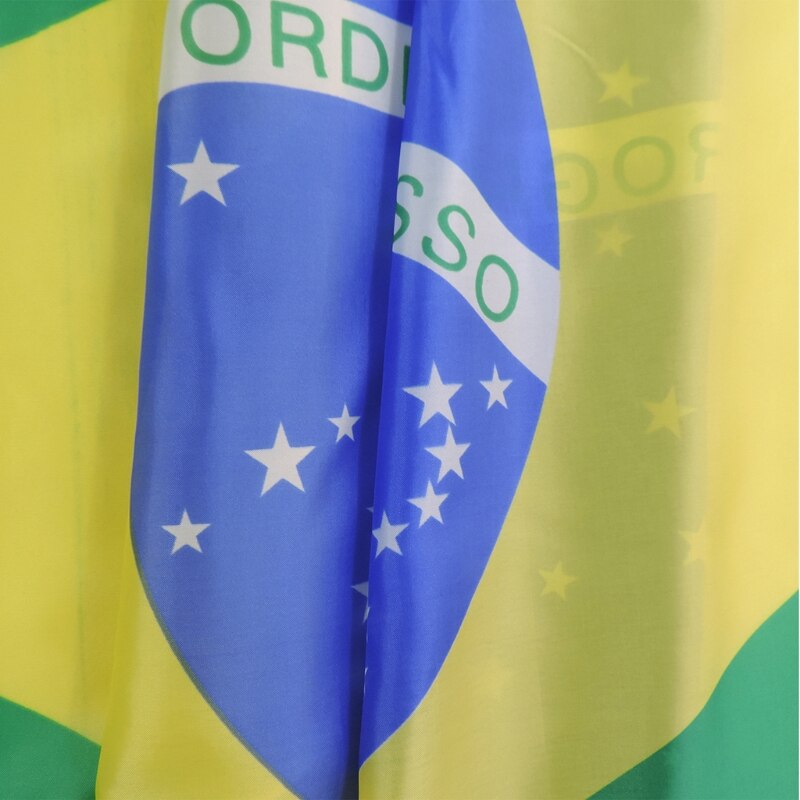 Bandeira do Brasil Copa - 2 tamanhos 60x90 ou 90x150 Caru Store