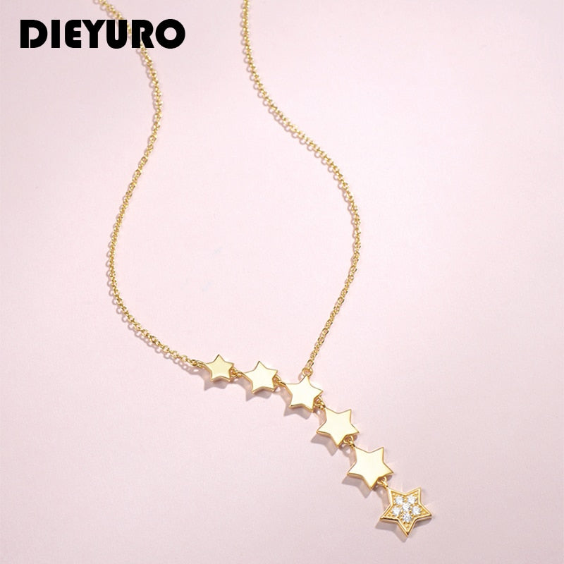 DIEYURO Colar Gargantilha em Aço Inoxidável Caru Store