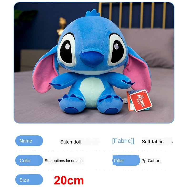 Stitch Disney pelúcia 20cm Caru Store