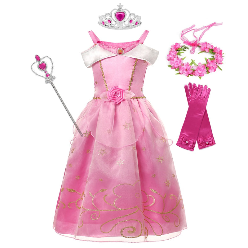 Fantasia Princesas Disney - 2 a 8 anos Caru Store