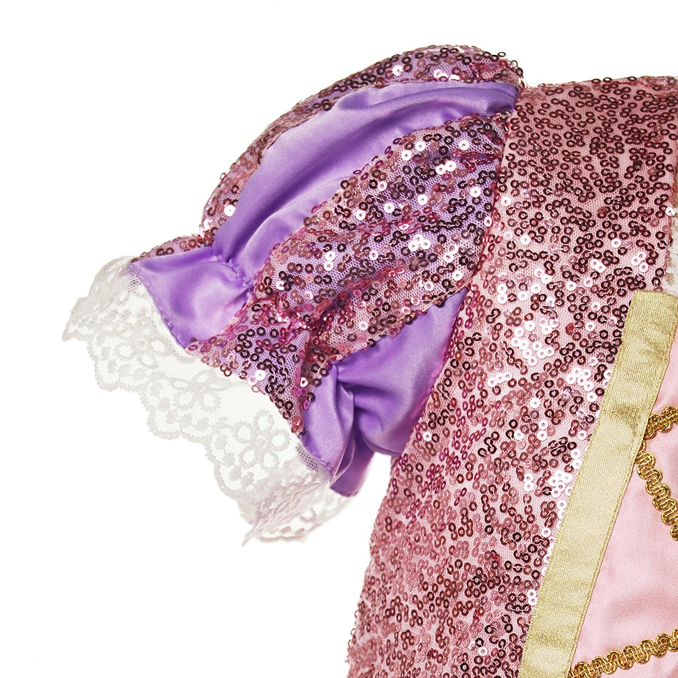 Fantasia Vestido da Rapunzel - 2 a 10 anos Caru Store