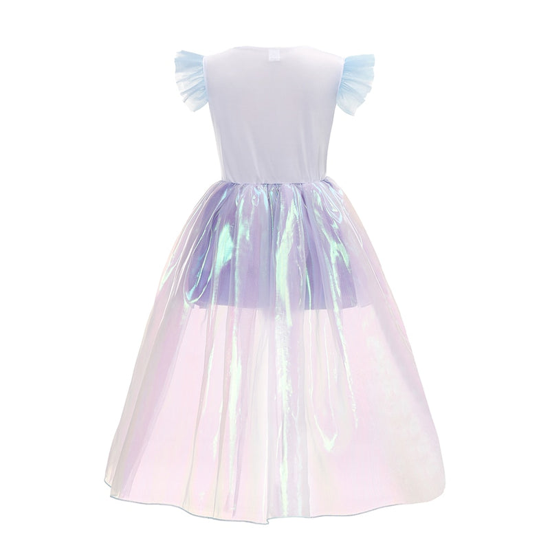 Fantasia Vestido Unicórnio Arco-íris - 3 a 8 anos Caru Store