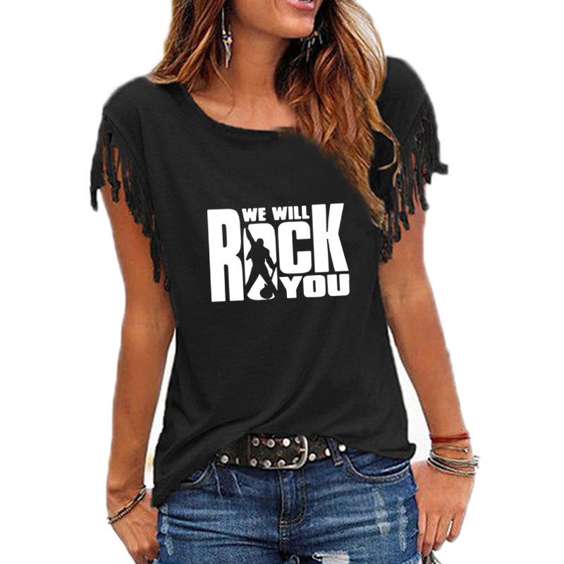 Camisa Rock feminina Caru Store