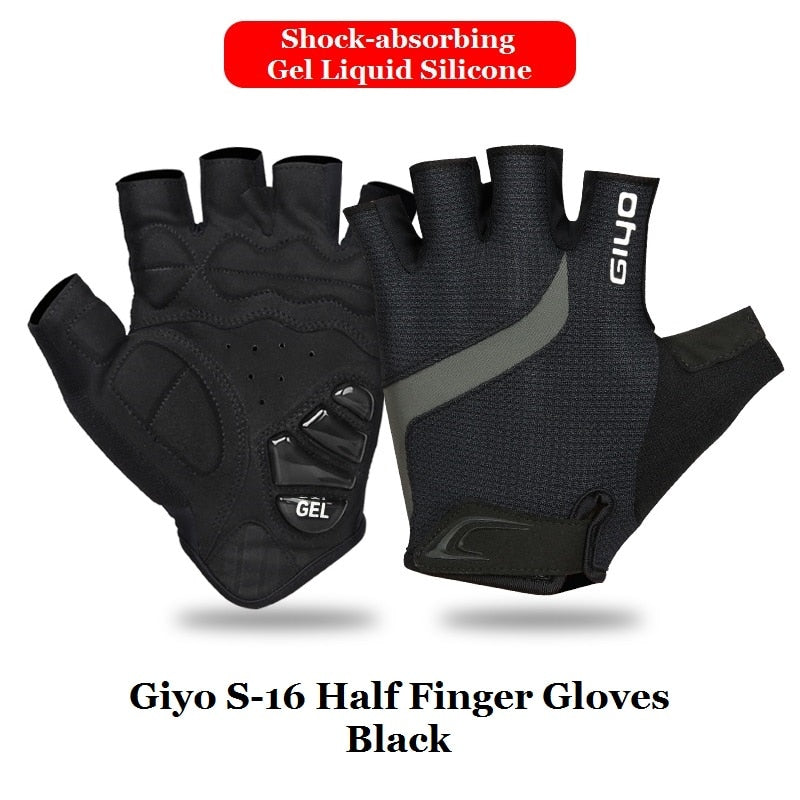 luvas anti-deslizamento ciclismo Giyo Caru Store