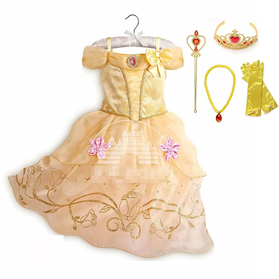 Fantasia Princesas Disney - 2 a 8 anos Caru Store